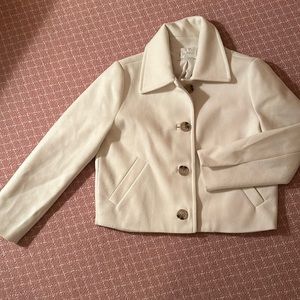 Off white poly lined z supply jacket